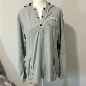 Magellan Outdoors Gray Women's Lightweight Pullover Hooded Jacket NWT